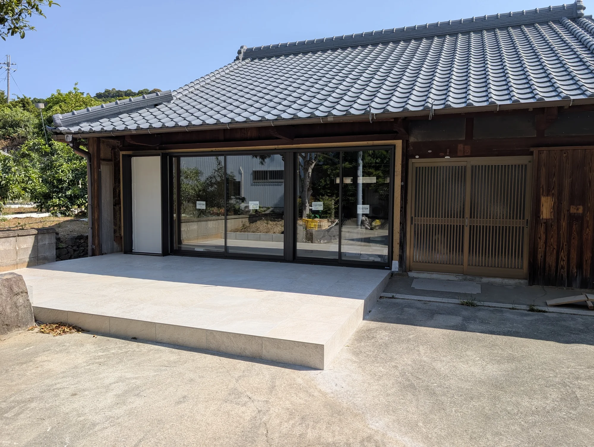 滞在施設の外観
